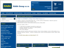 Tablet Screenshot of hasagroup.cz